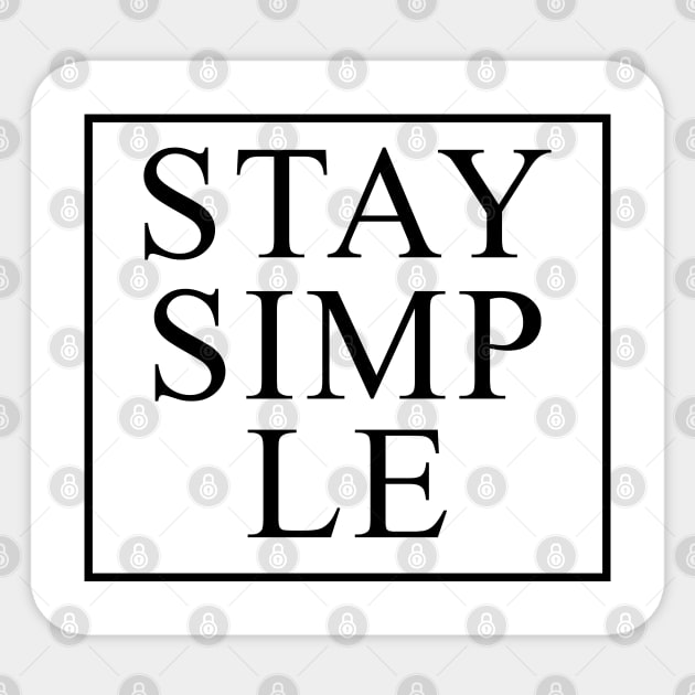 Stay SIMP Le Sticker by giovanniiiii